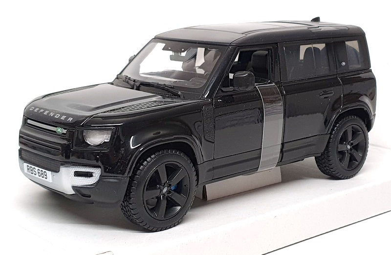 Burago 1/24 Scale 18-21101 - 2022 Land Rover Defender 110 - Black