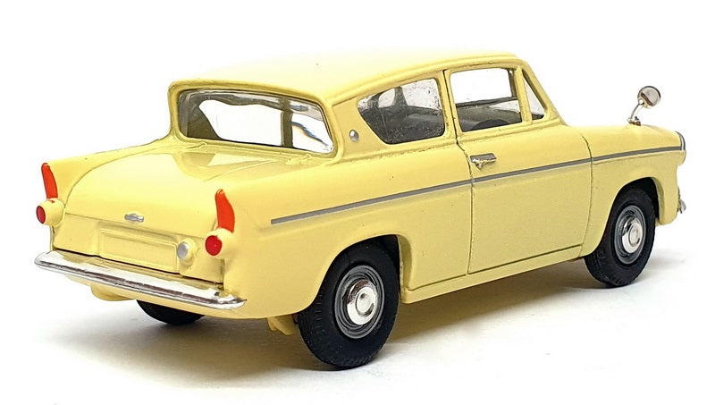 Vanguards 1/43 Scale Diecast VA1008 - Ford Anglia - Yellow