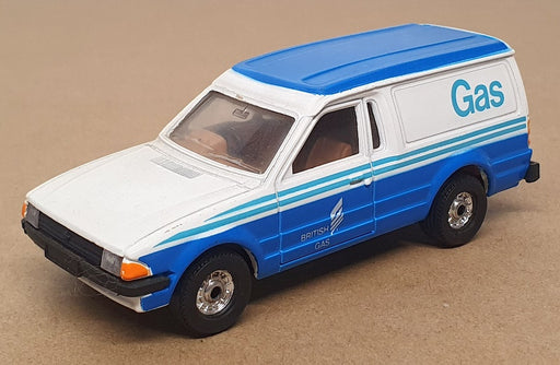 Corgi Appx 11.5cm Long C496/24 - Ford Escort Van (British Gas) Blue/White