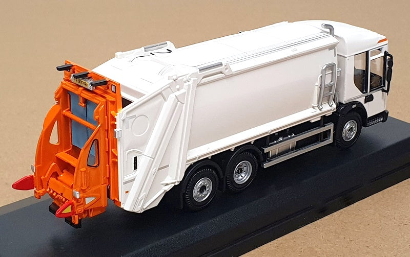 Oxford Diecast 1/76 Scale 76DE003 - Dennis Eagle Olympus Refuse Truck - White