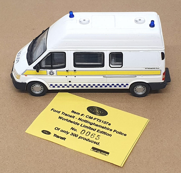 C'SM 1/43 Scale CM-FT5107a - Ford Transit Van Nottinghamshire Police