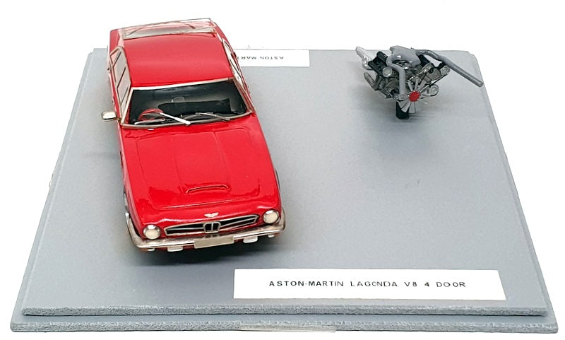 Unknown Brand 1/43 Scale U7125 - Aston Martin Lagonda V8 4Dr - Red