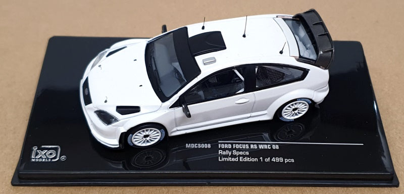 Ixo 1/43 Scale MDCS008 - Ford Focus RS WRC 08 Rally Specs - White