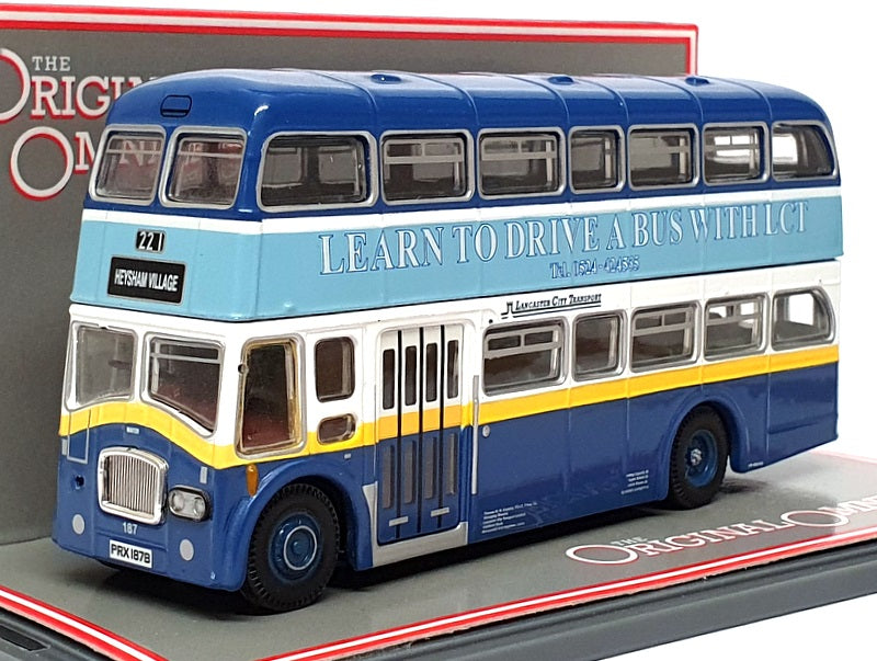 Corgi 1/76 Scale 41907 - Leyland PD3 Queen Mary Leicester City Transport - Blue