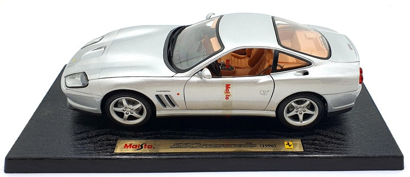 Maisto 1/18 Scale Diecast - 31839 Ferrari 550 Maranello 1996 Met. Grey