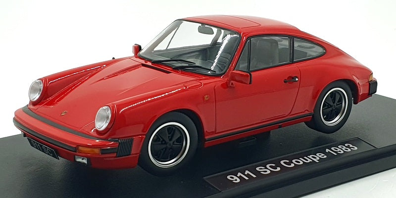 KK 1/18 Scale Diecast KKDC180661 - 1983 Porsche 911 SC Coupe - Red