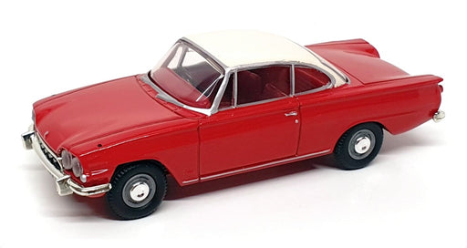 Vanguards 1/43 Scale VA34004 - 1961 Ford Capri - Monaco Red/Ermine White