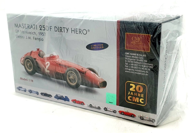 CMC 1/18 Scale M-148 Maserati 250F Dirty Hero 1957 Germany J.M.Fangio #2