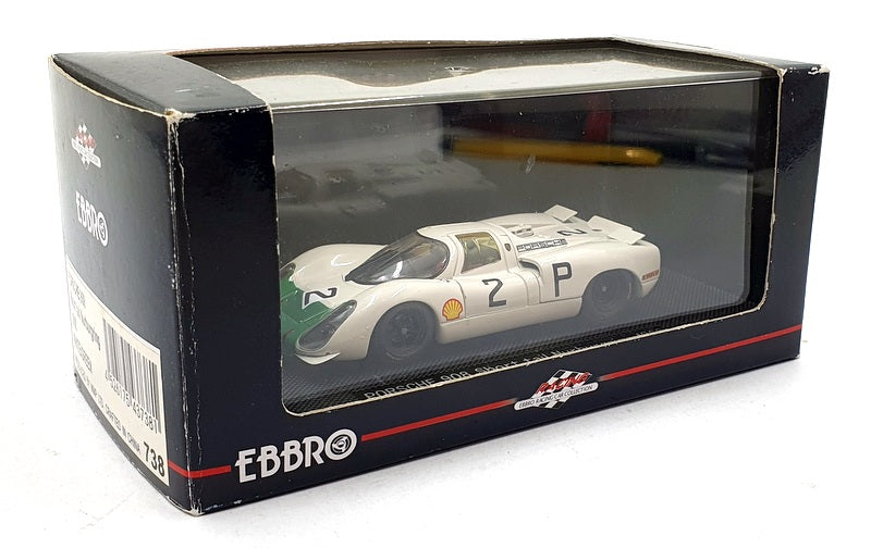 Ebbro 1/43 Scale 738 - Porsche 908 #2 Short Tail Nurburgring 1968