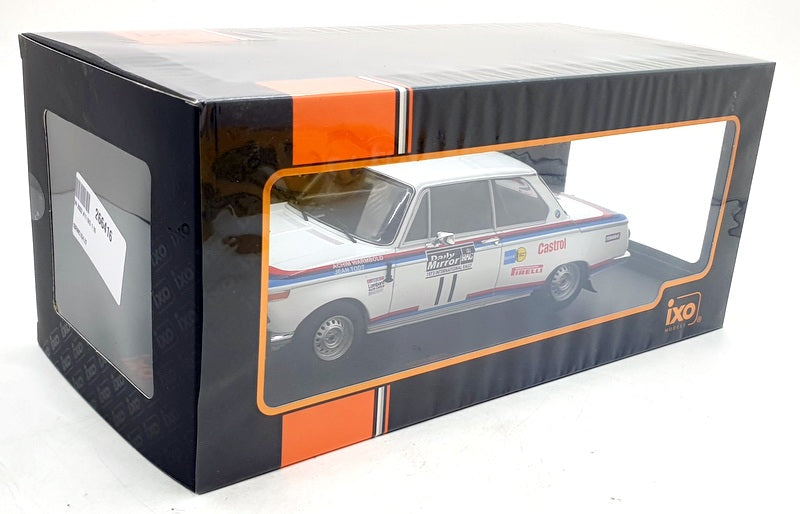 IXO 1/18 Scale Diecast 18RMC164 - BMW 2002 #11 RAC Rally 1973 J.Todt