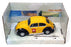 Cararama 1/43 Scale 251PND - Volkswagen Beetle (PTT) - Yellow/Black