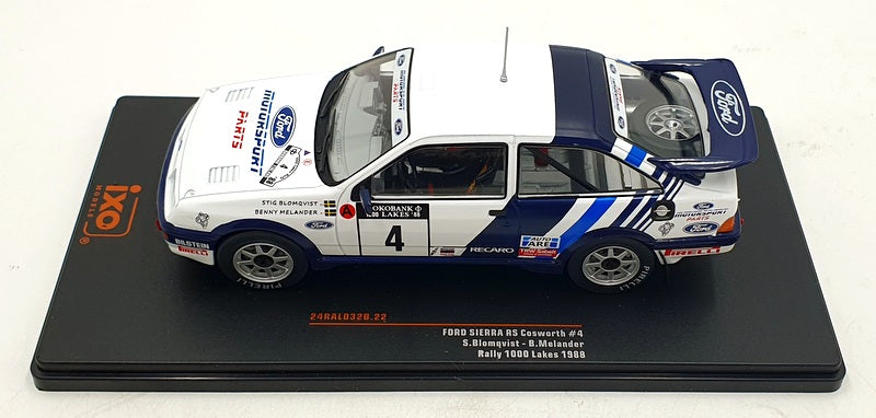 IXO Models 1/24 Scale 24RAL032B - Ford Sierra RS Cosworth 1000 Lakes 1988 #4