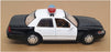 Motor Max 1/24 Scale 2624C - 2007 Ford Crown Victoria Police Car - Black/White