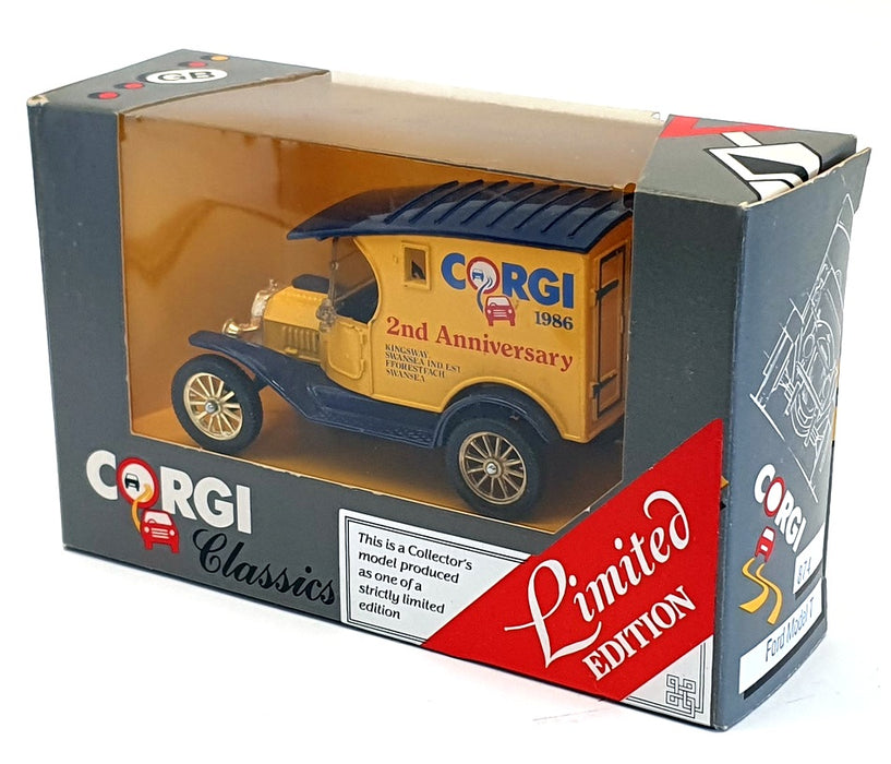 Corgi Appx 9cm Long Diecast 874 - Ford Model T Van - Corgi