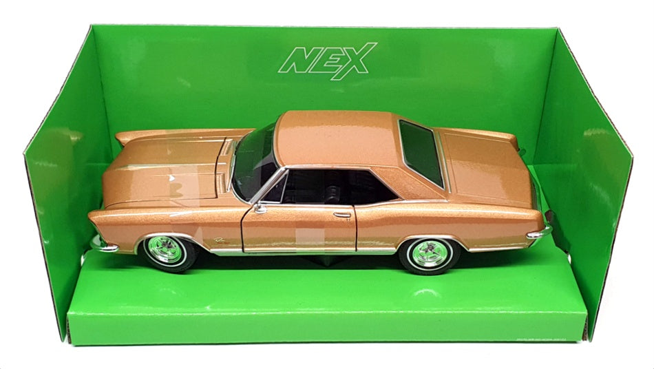 Welly NEX 1/24 Scale 24072W - 1965 Buick Riviera Gran Sport - Gold