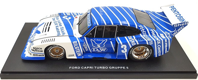 Werk83 1/18 Scale Diecast W1804006 Ford Capri Turbo Zackspeed GR.5 #3 Pentosin