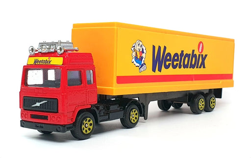 Corgi 1/64 Scale 53348 - Volvo Truck & Trailer Weetabix - Yellow/Red