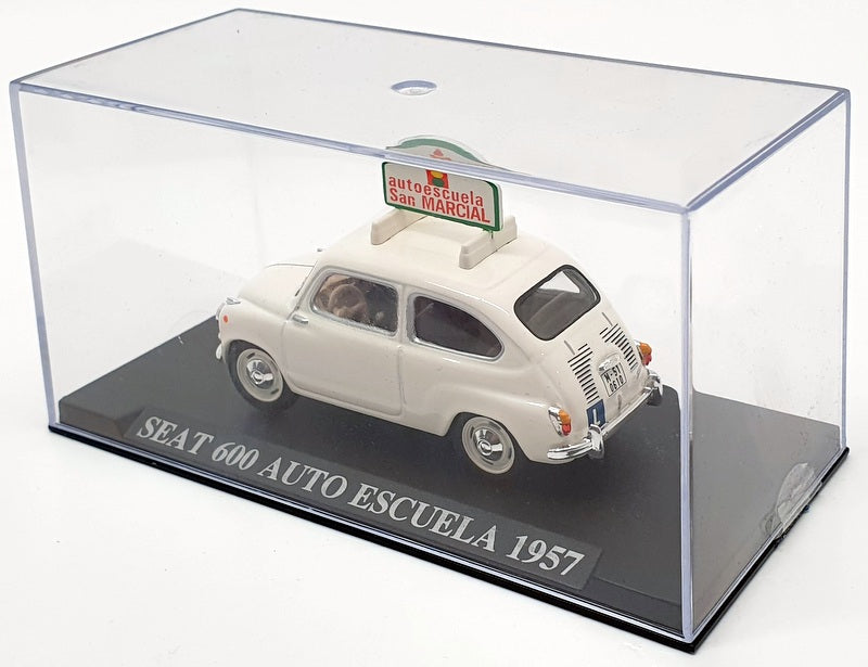 Altaya 1/43 Scale Diecast IR083 - 1957 Seat 600 Auto Escuela - White