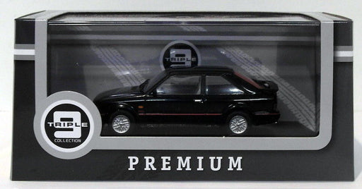 Triple 9 1/43 Scale Diecast T9P10026 - 1990 Ford Escort XR3i - Black