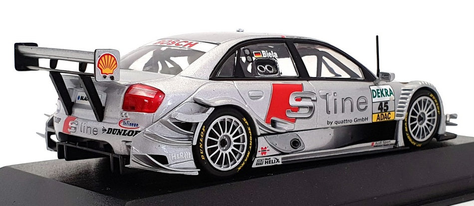 Minichamps 1/43 Scale 400 041445 - Audi A4 DTM 2004 - #45 Biela