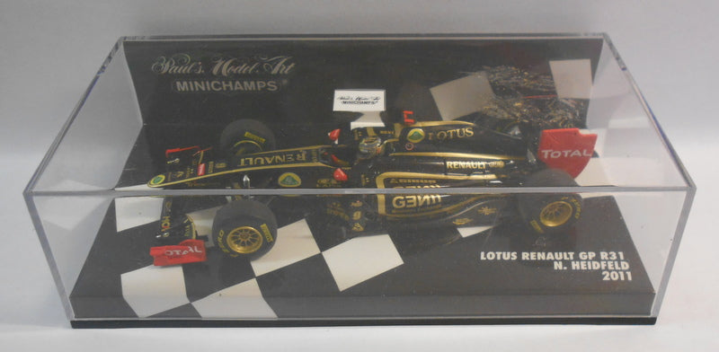 Minichamps F1 1/43 Scale - 410110009 LOTUS RENAULT GP R31 N.HEIDFELD 2011