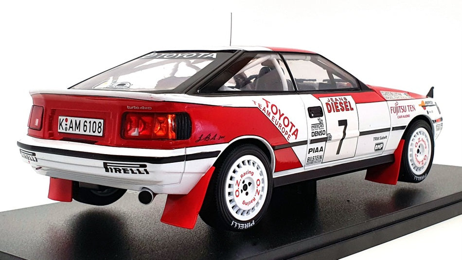 Ixo 1/18 Scale 18RMC069B.20 Toyota Celica GT San Remo 1990 #7 Ericsson/Billstam