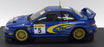 Autoart 1/18 Scale 89992 - Subaru Impreza WRC Monte Carlo Rally Burns Reid #5