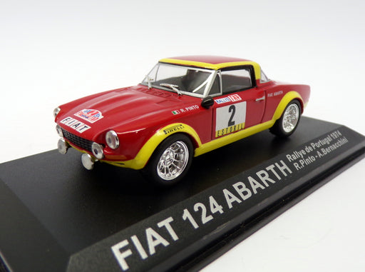 Altaya 1/43 Scale AL121219W - Fiat 124 Abarth - Portugal Rally 1974