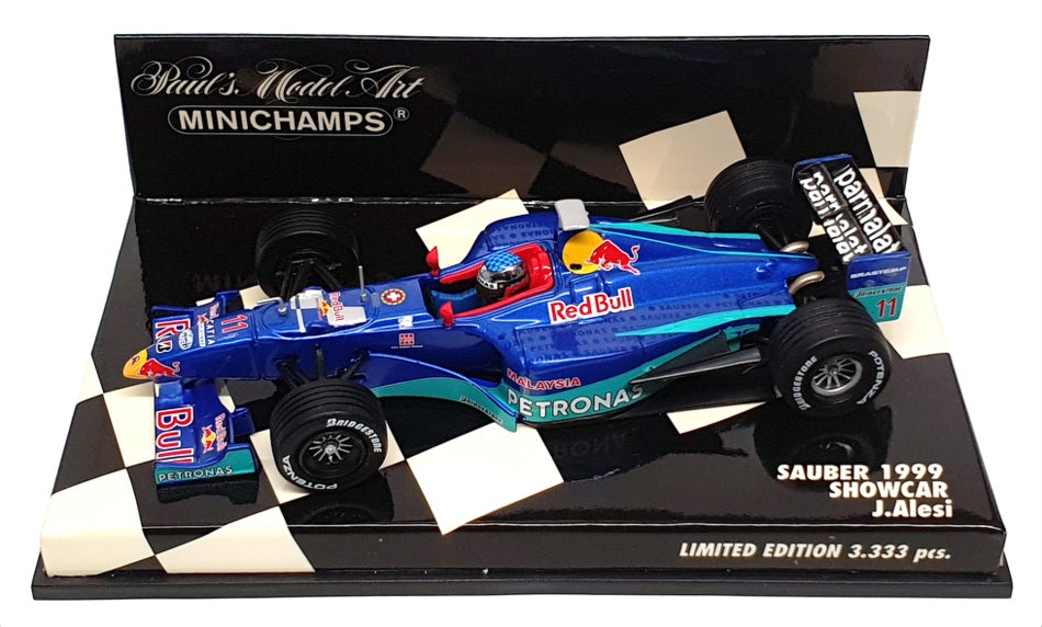 Minichamps 1/43 Scale 430 990081 - F1 Sauber Showcar 1999 - Alesi