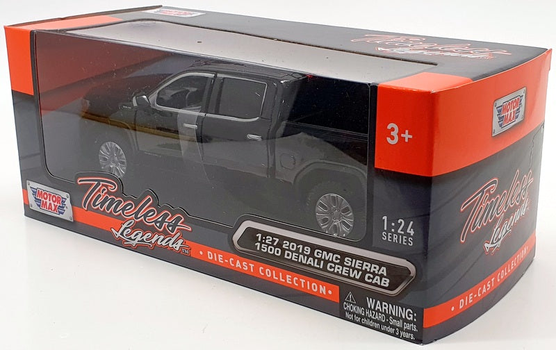 Motor Max 1/27 Scale 79362 - 2019 Ford GMC Sierra 1500 Denali Crew Cab - Black