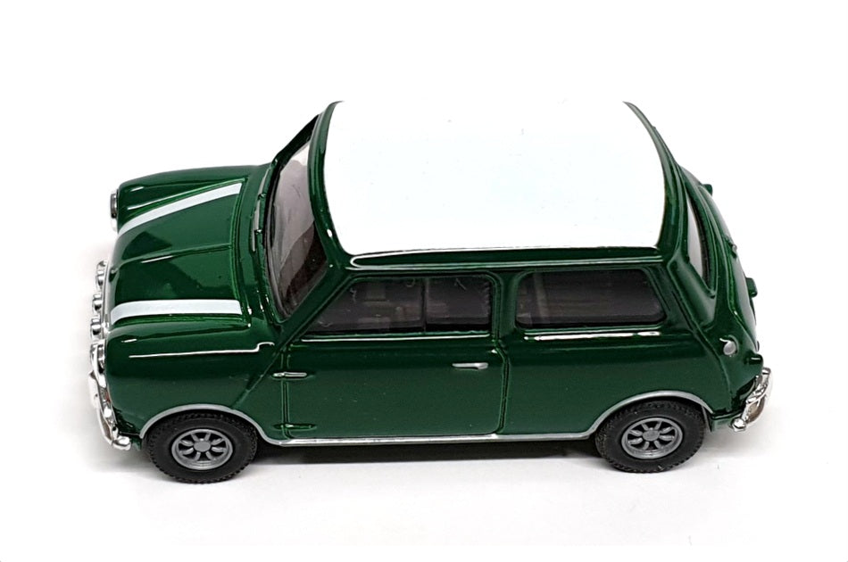 Vanguards 1/43 Scale Diecast VA25002 - Mini Cooper - Green/White