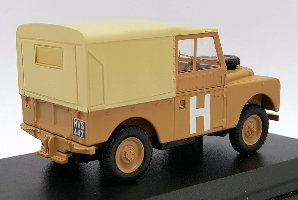 OXFORD 1/43 - LAN188002 LAND ROVER 88" CANVAS BACK - SAND MILITARY