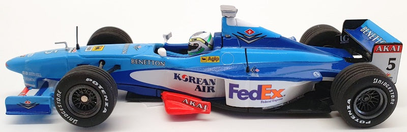 Minichamps 1/43 Scale Model Car 0712IR57 - 1998 F1 Benetton Playlife B198 - Blue