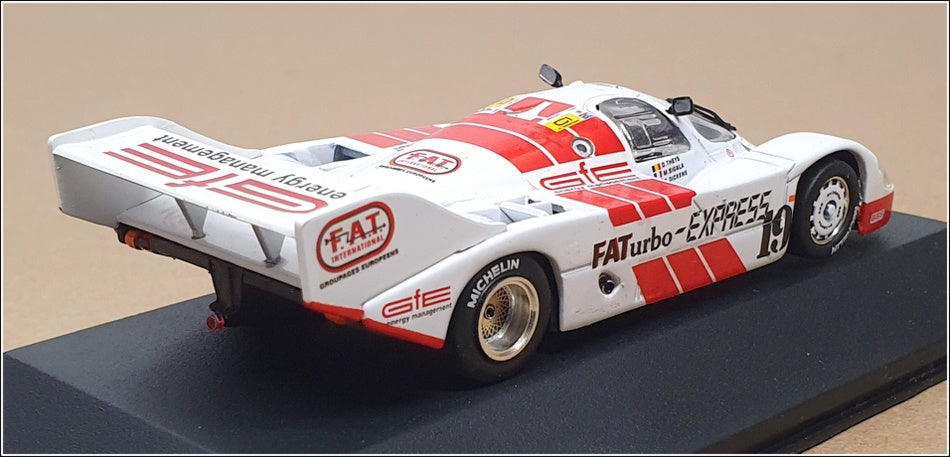 Quartzo 1/43 Scale Q3068 - Porsche 956 Short Tail "BRUN FATURBO" White/Red