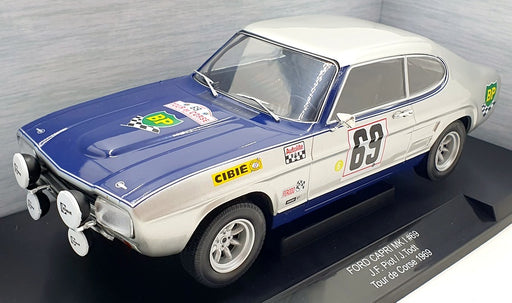 Model Car Group 1/18 Scale MCG18298R Ford Capri MK I #69 T.D.C 1969 J.F.Piot