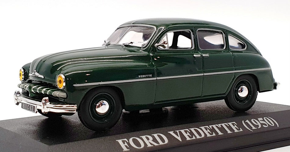 Altaya 1/43 Scale Diecast AL261021 - 1950 Ford Vedette - Dk Green