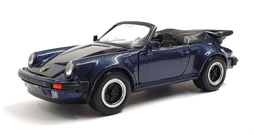 NZG 1/43 Scale Diecast NZG04MB - Porsche Turbo Cabriolet - Met Blue