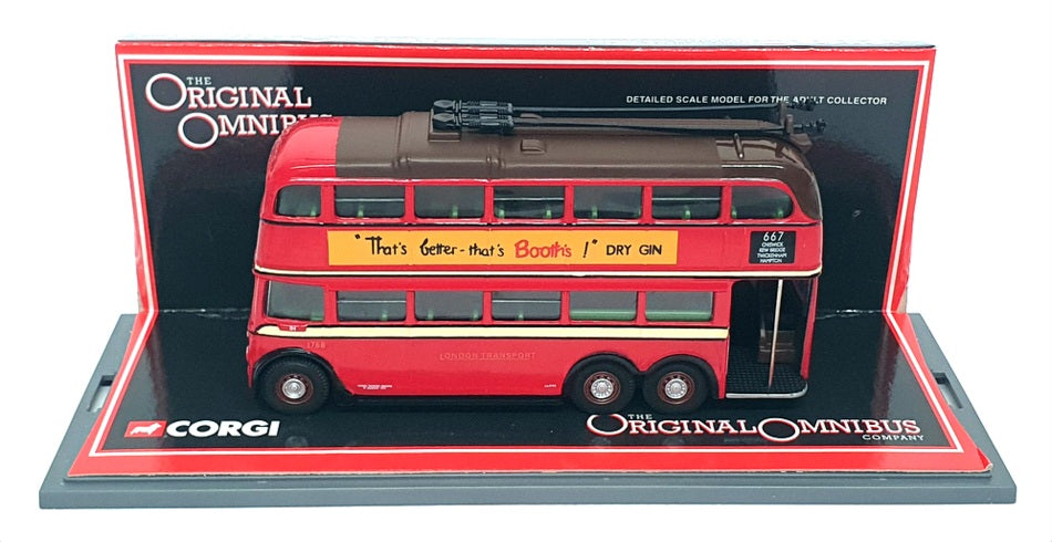 Corgi 1/76 Scale Diecast 43701 - Q1 Trolleybus - London Trans. R667