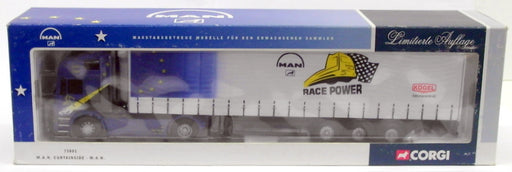 Corgi 1/50 Scale Diecast 75801 - MAN Curtainside Truck & Trailer - MAN