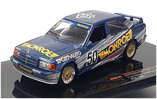 Ixo 1/43 Scale GTM124 - Mercedes Benz 190E 2.3 16V #50 ETCC 1986 - Blue