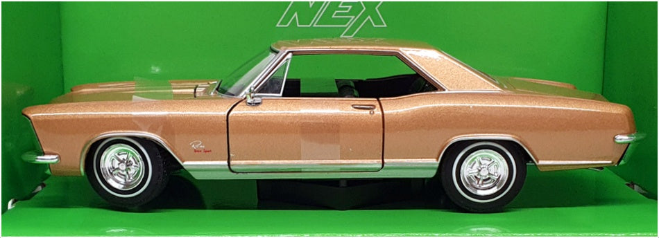 Welly NEX 1/24 Scale 24072W - 1965 Buick Riviera Gran Sport - Gold