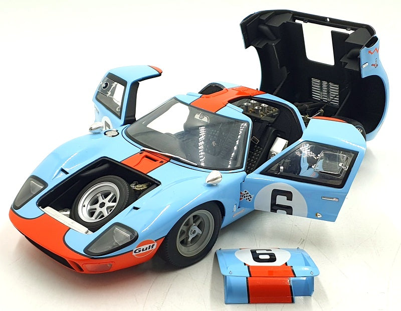 GMP 1/12 Scale Diecast 12073 - Ford GT40 Gulf 1969 #6 - Blue