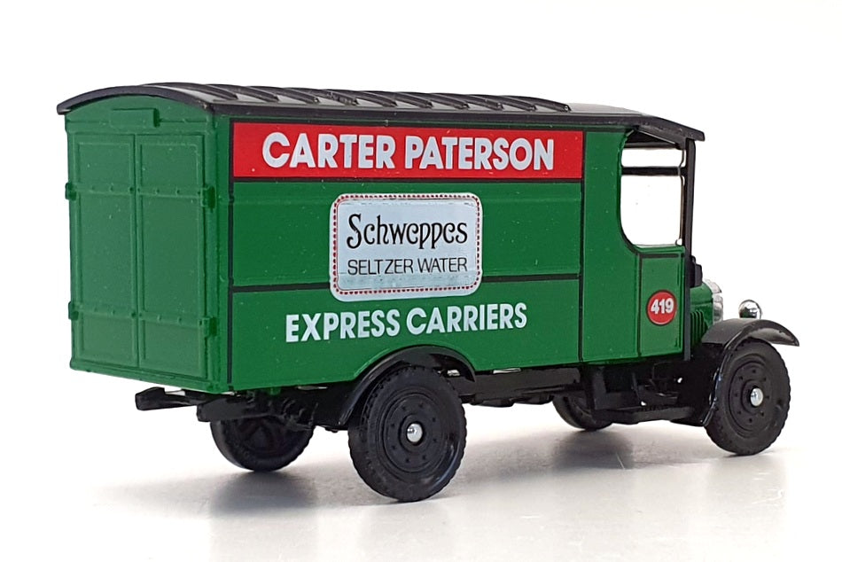 Corgi 13cm Long Diecast C842 - Thornycroft Van Carter Paterson - Green