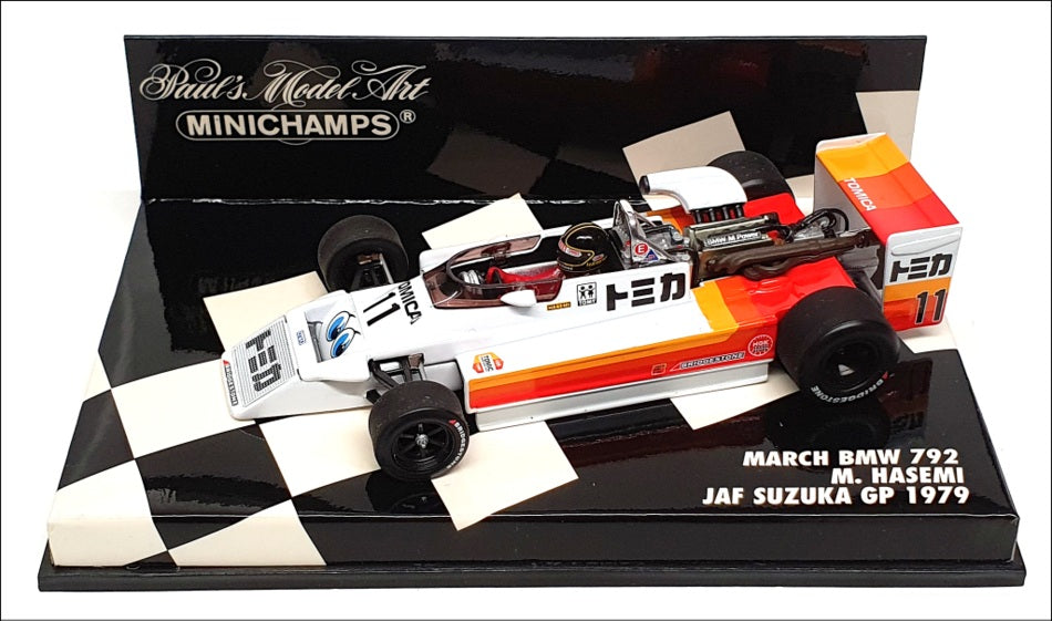 Minichamps 1/43 Scale 400 790111 - F1 March BMW 792 - M. Hasemi 1979