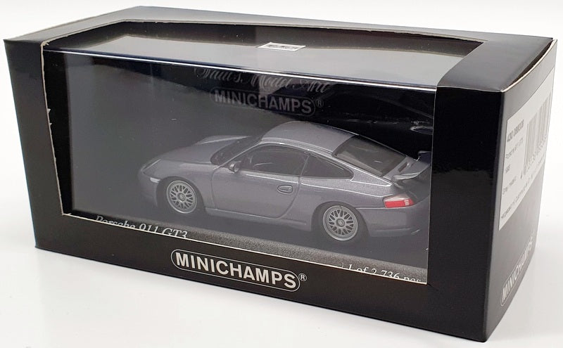 Minichamps 1/43 Scale 430 068008 - 1998 Porsche 911 GTS - Met Grey