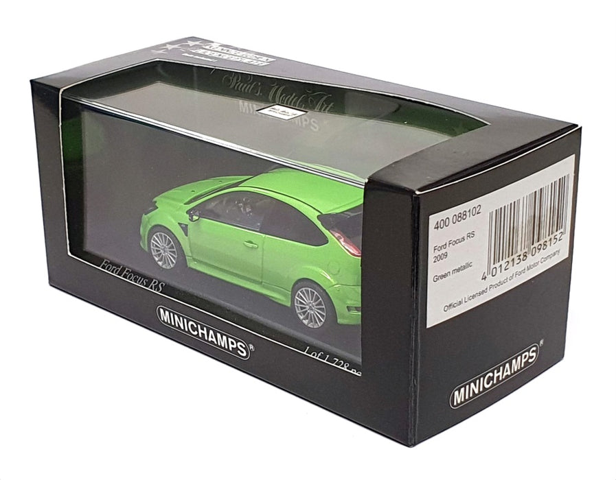 Minichamps 1/43 Scale 400 088102 - 2009 Ford Focus RS - Met Green