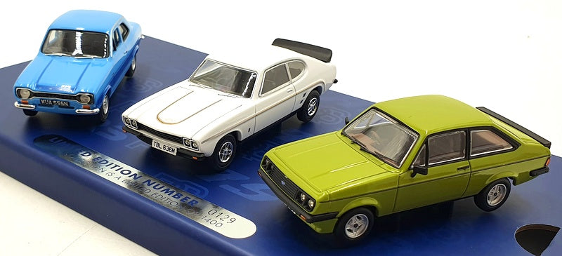 Corgi 1/43 Scale RS00002 - 1970's Ford RS Collection 3 Piece Set - Escort/Capri