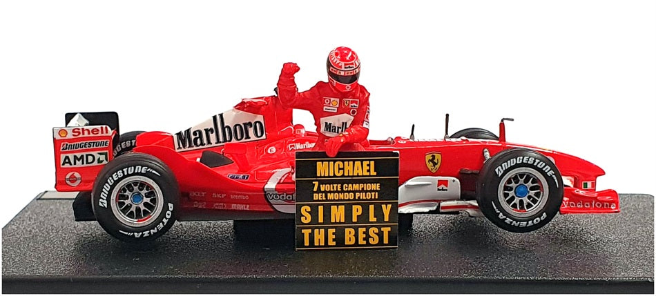 Hotwheels 1/43 Scale 04469 - F1 Ferrari F2004 M'Boro - Schumacher World Champion