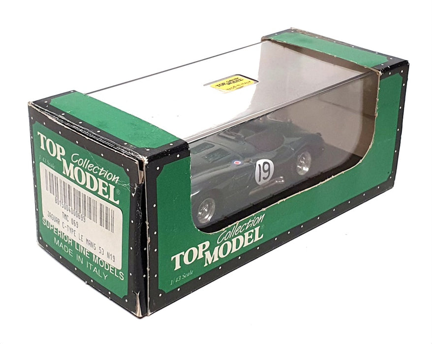 Top Model 1/43 Scale TMC069 - Jaguar C-Type #19 Le Mans 1953 - Green