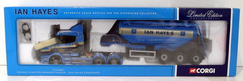 Corgi 1/50 Scale Diecast CC12801 - Scania T-Cab Feldbinder Tanker - Ian Hayes